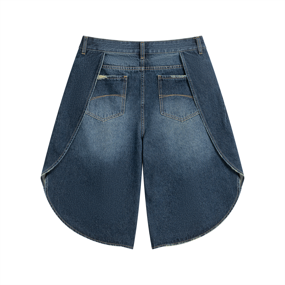Men’s Wide Leg Denim Shorts