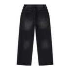 Men's Vintage Wash Wide Leg Jeans
