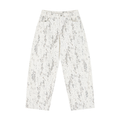 UNISEX Women's Splatter Barrel Leg Jeans