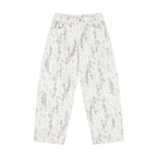 UNISEX Women's Splatter Barrel Leg Jeans