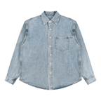 Unisex Vintage Wash “LXVE” Denim Shirt