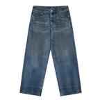 Men's Vintage Wash Baggy Denim Jeans