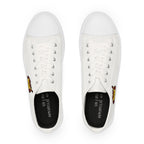 Tough Lxve Club White "Jay Reid Patch" Men's White Low Top Sneakers