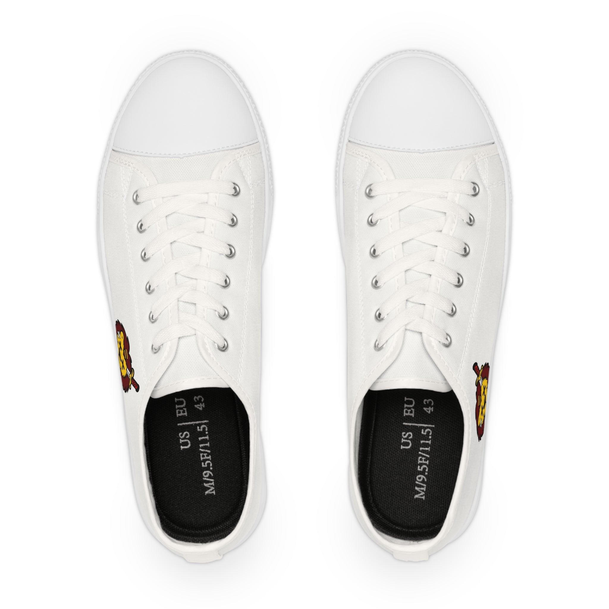 Tough Lxve Club White "Jay Reid Patch" Men's White Low Top Sneakers