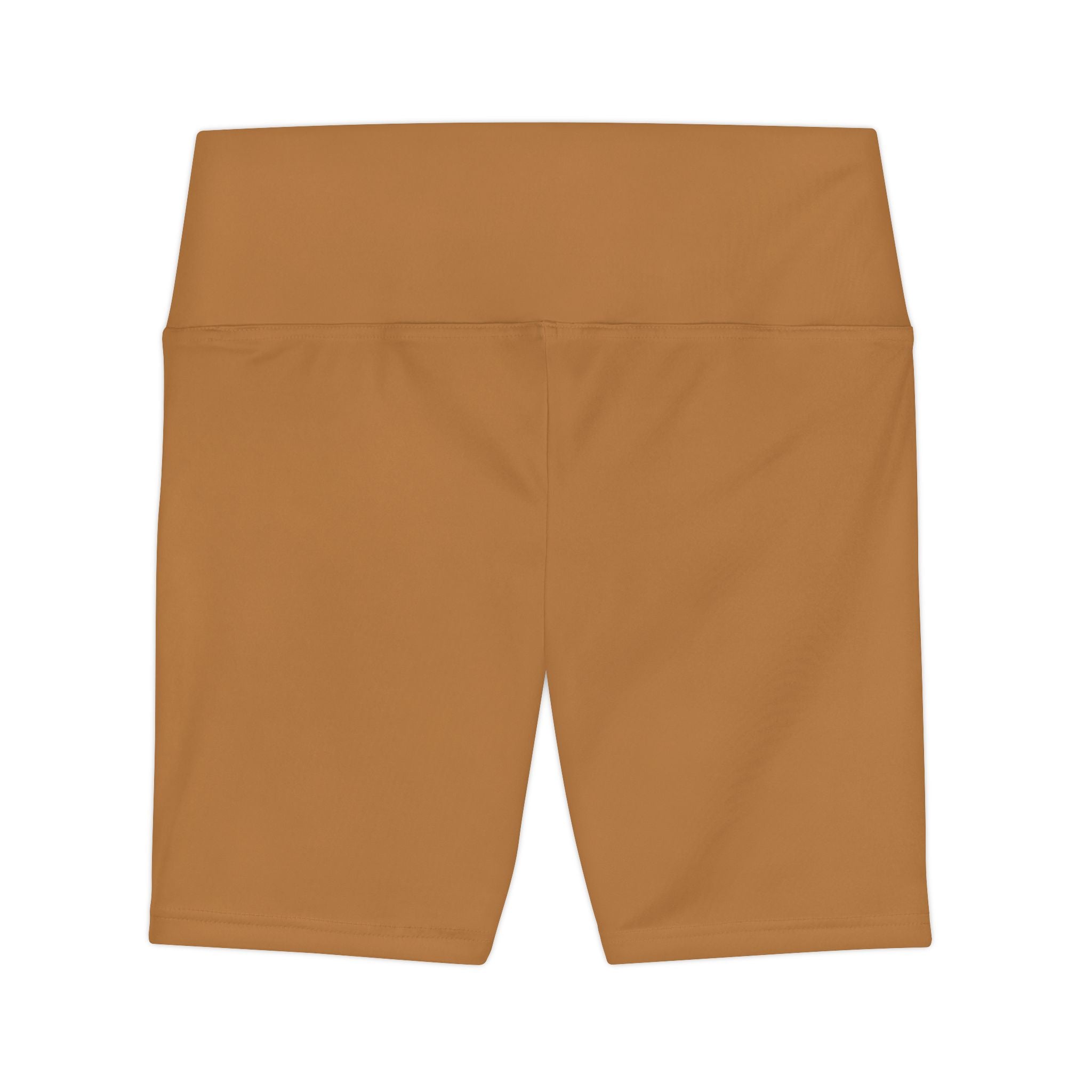 Women's Light Brown Tough Lxve Club Athletic Biker Shorts