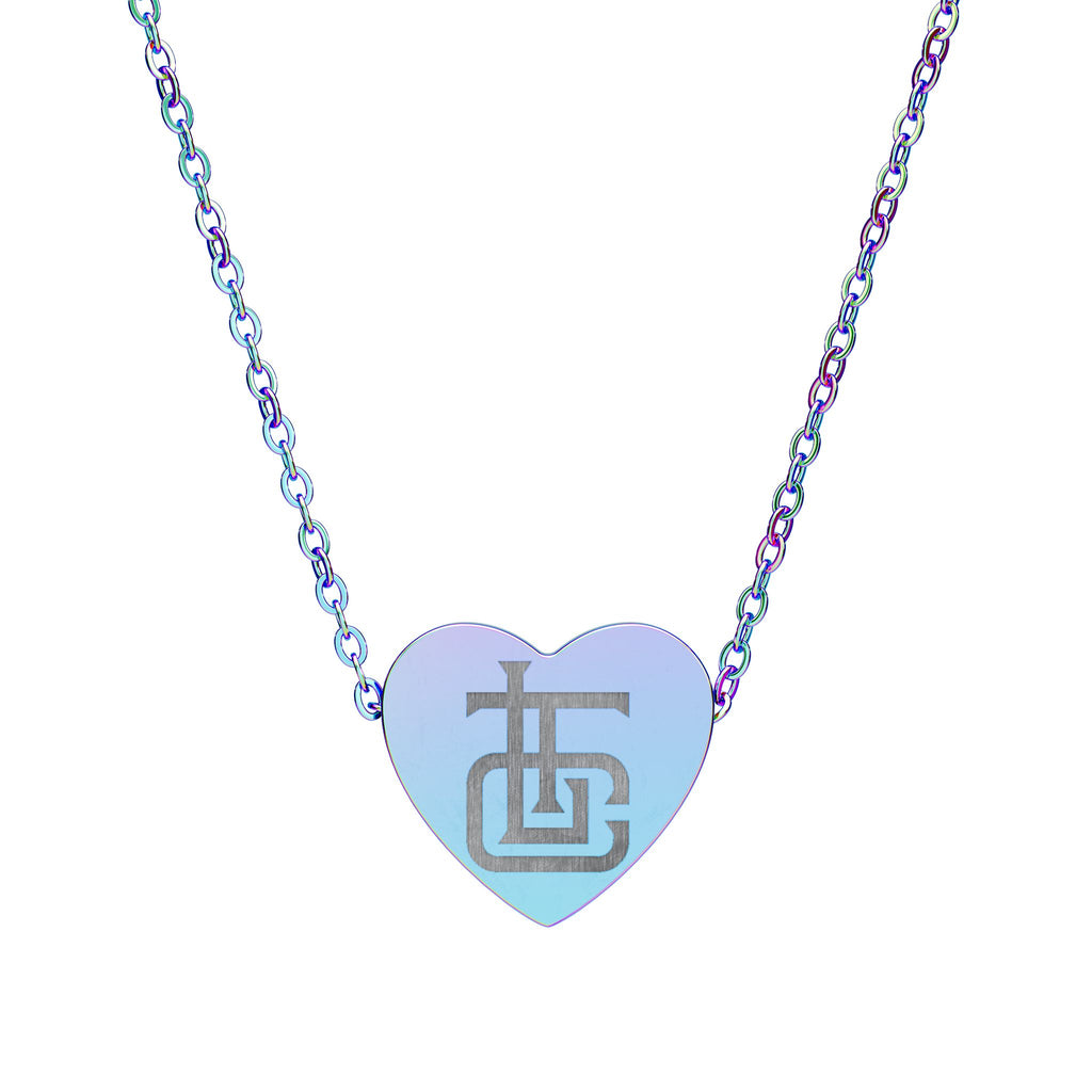Tough Lxve Club "TLC" (Engraving) Heart Necklace