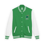 Tough Lxve Club Letterman"4 Leaf Clover" Green Varsity Jacket