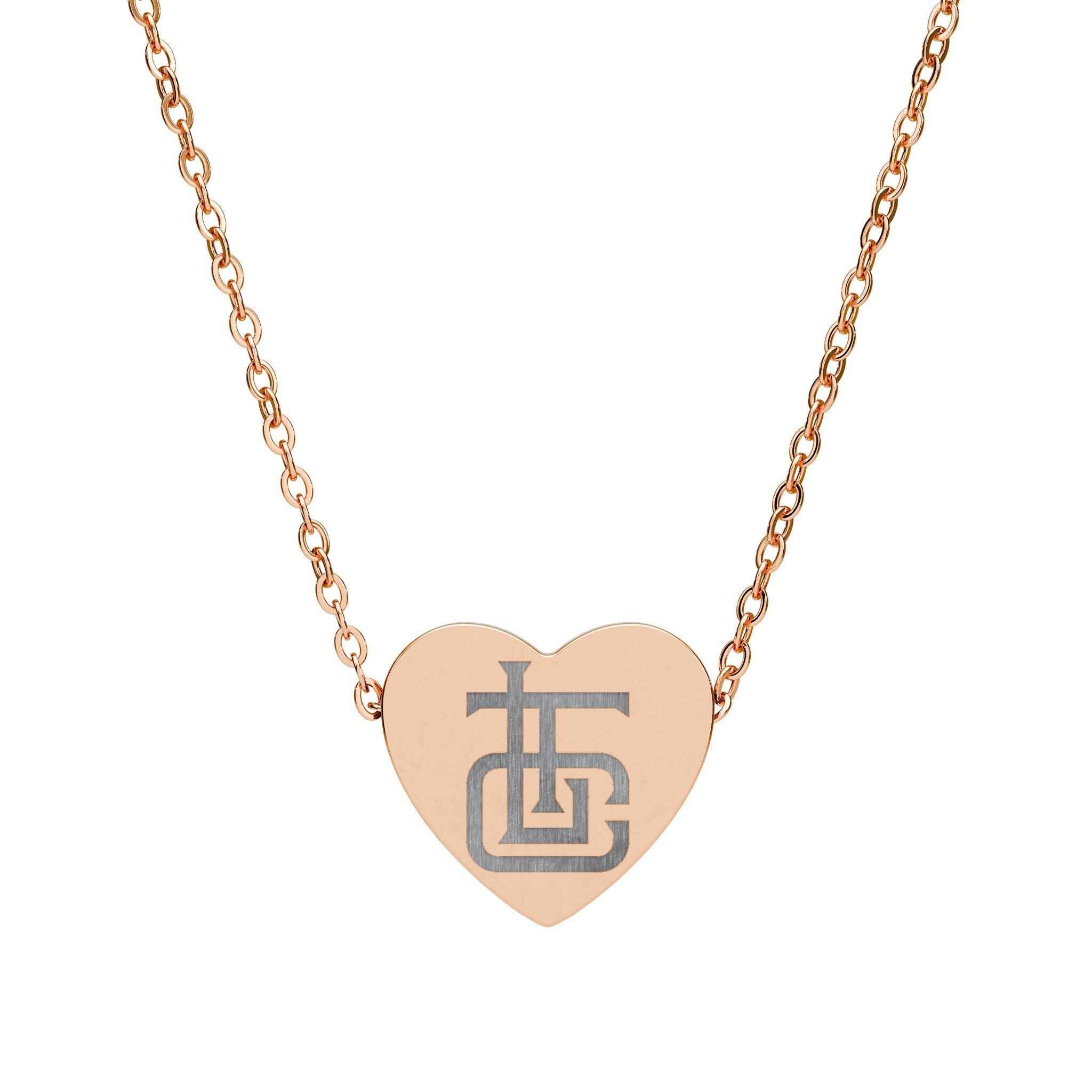 Tough Lxve Club "TLC" (Engraving) Heart Necklace