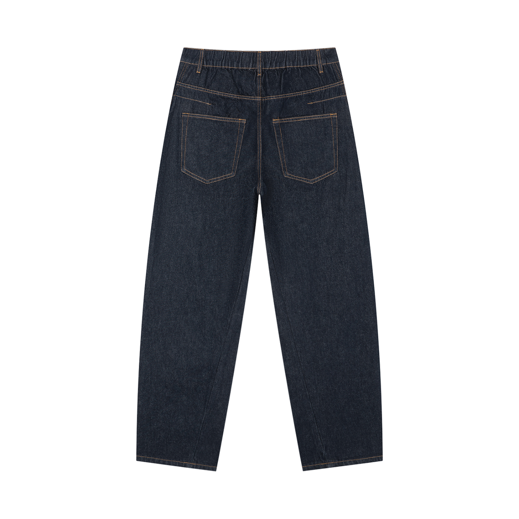 Men's Vintage Wash Barrel Leg Jeans