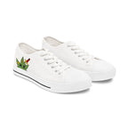 Women’s Tough Lxve Club "420 Edition" White Low Top Canvas Shoes