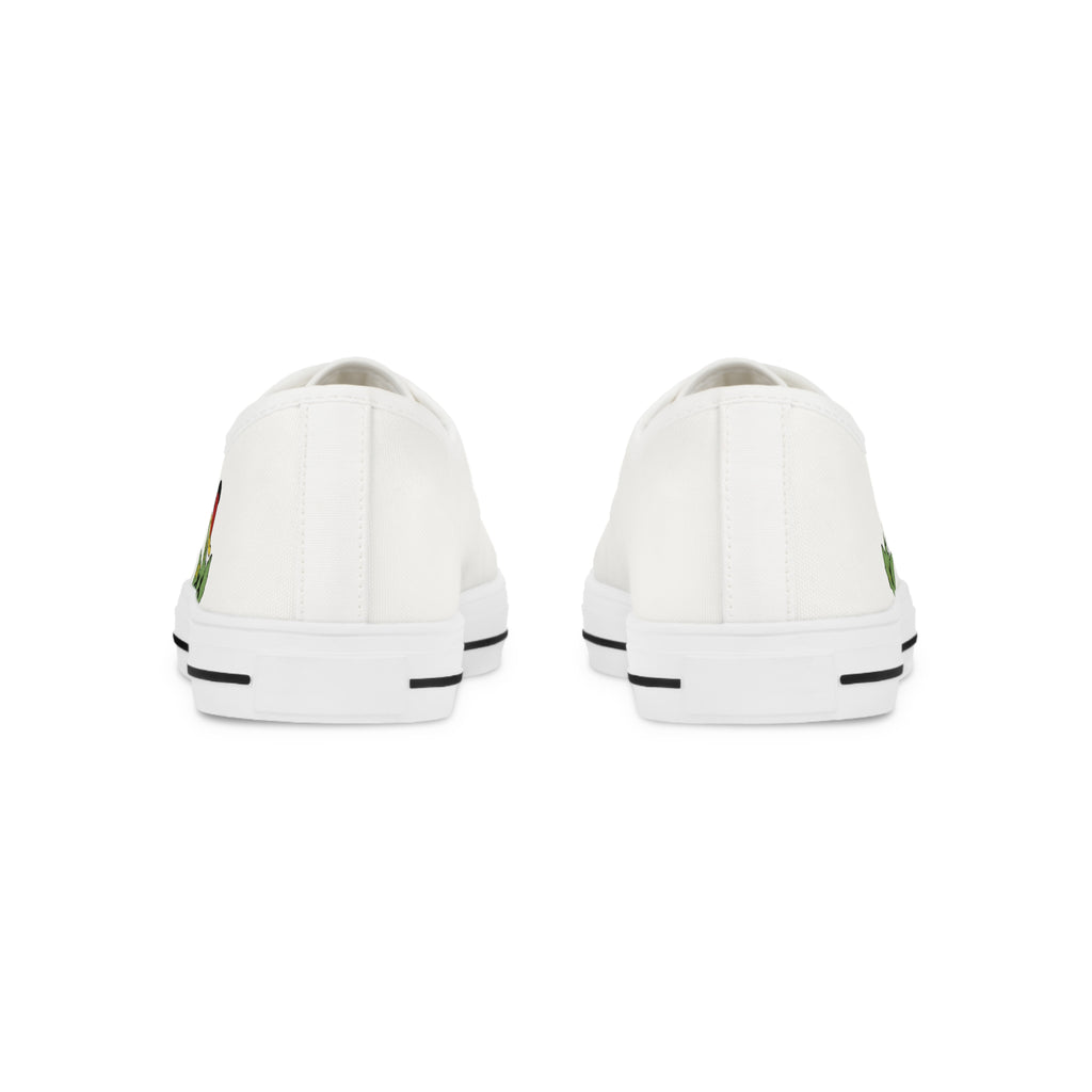 Men’s Tough Lxve Club "420 Edition" White Low Top Canvas Shoes