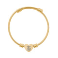 Tough Lxve Club "TLC" (Engraving) Heart Cuff Bracelet