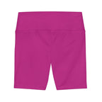 Women's Pink Tough Lxve Club Athletic Biker Shorts
