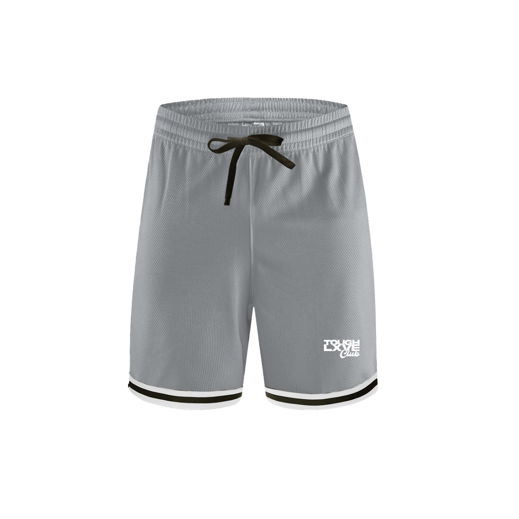 Tough Lxve Club – Classic Stripe Trim Basketball Shorts