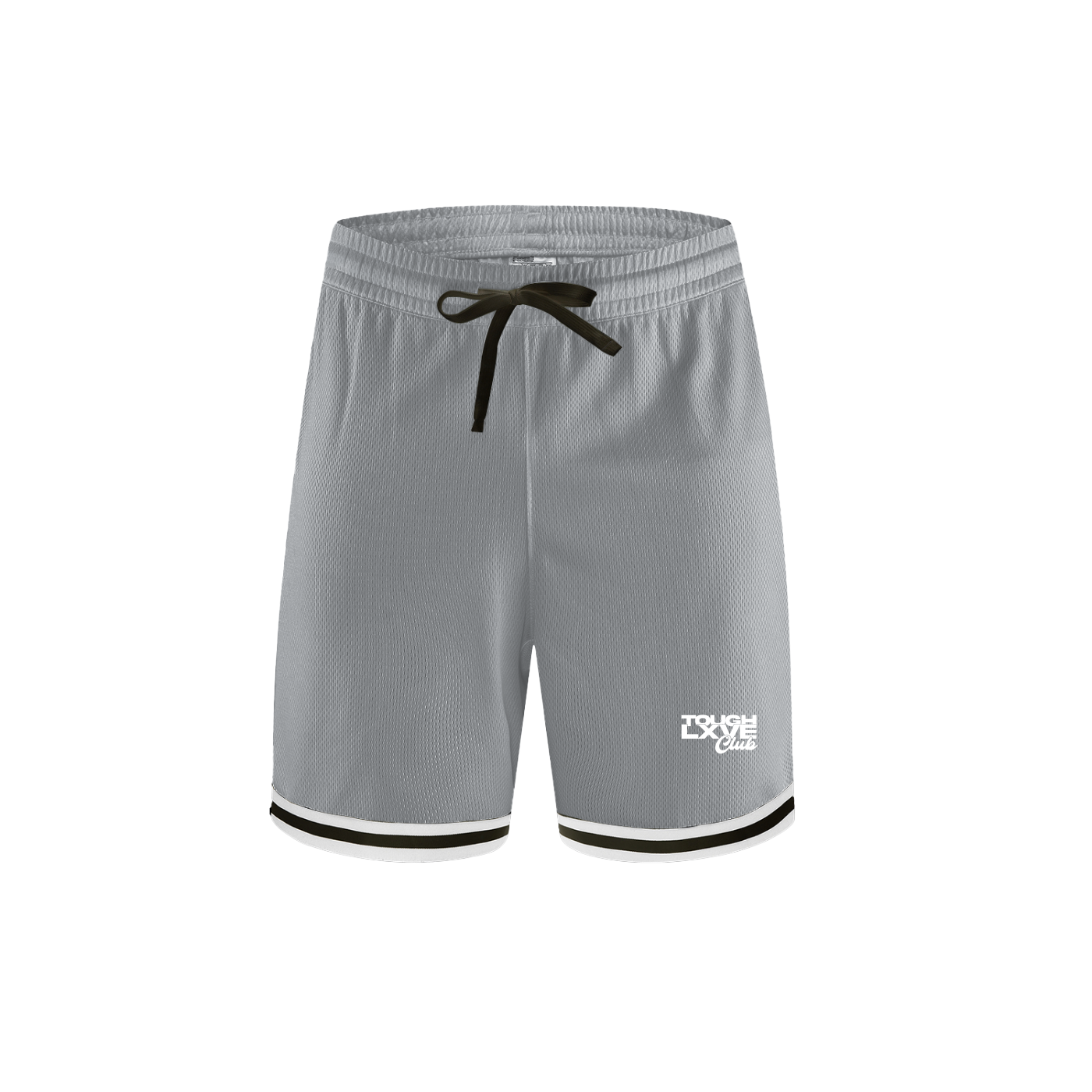 Tough Lxve Club – Classic Stripe Trim Basketball Shorts