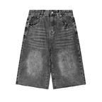 Men’s Vintage Wide Leg Denim Shorts