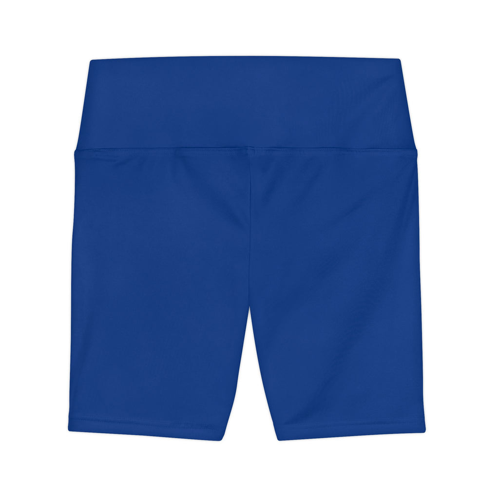Women's Dark Blue Tough Lxve Club Athletic Biker Shorts