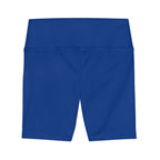 Women's Dark Blue Tough Lxve Club Athletic Biker Shorts
