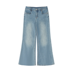 Women's Vintage Wash Flared Leg Jeans