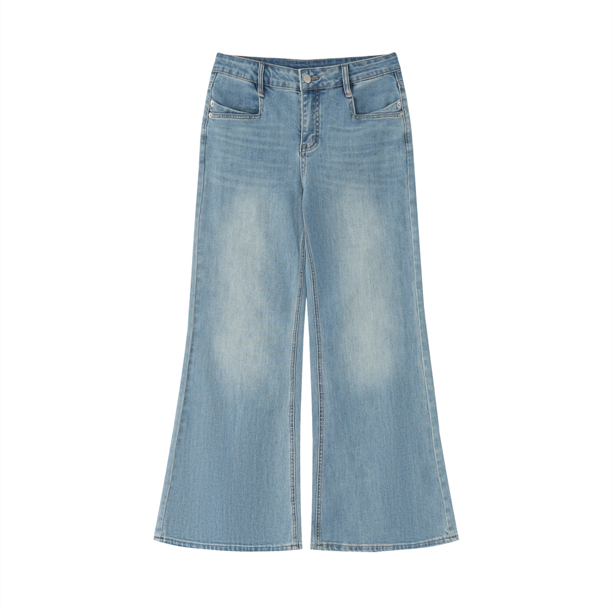 Women's Vintage Wash Flared Leg Jeans