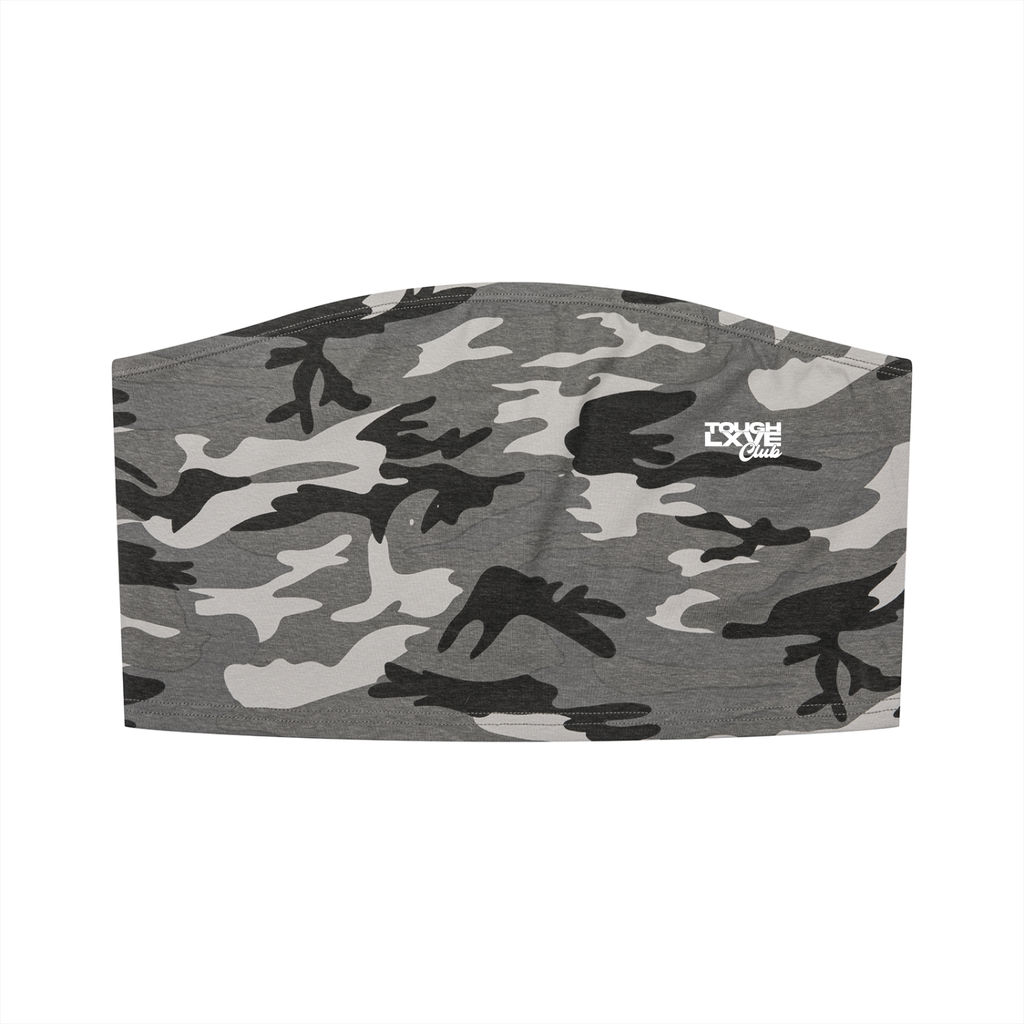 Women’s Tough Lxve Club Camo Cropped Tube Top