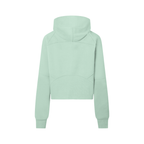 Cropped Half-Zip Hoodie - Green