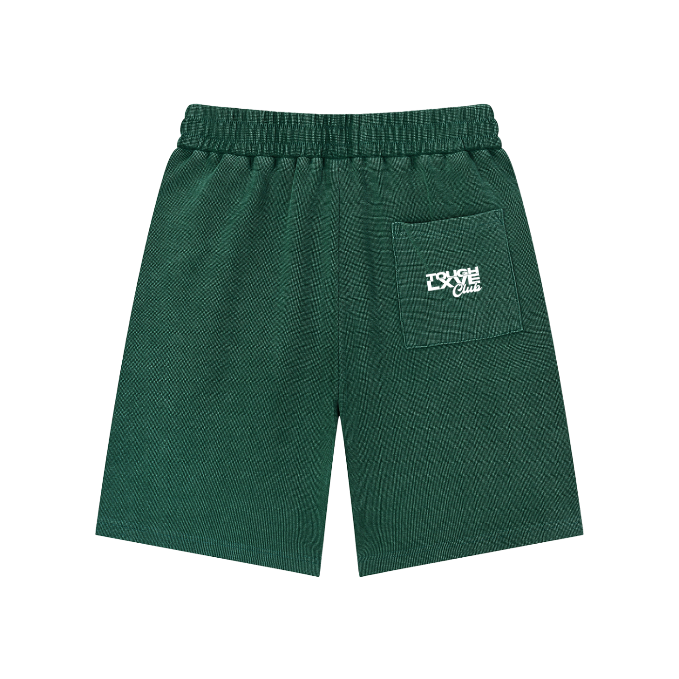 "HYPE" Unisex Mineral Wash Waffle Knit Shorts