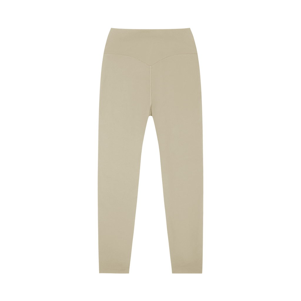 Women's Tough Lxve Club Light Grey High-Waisted Yoga Leggings