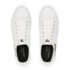 Men’s Tough Lxve Club "420 Edition" White Low Top Canvas Shoes