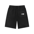 "HYPE" Unisex Mineral Wash Waffle Knit Shorts