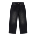 Men's Vintage Wash Wide Leg Jeans