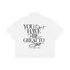 Unisex Boxy White Short Sleeve Shirt