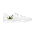 Women’s Tough Lxve Club "420 Edition" White Low Top Canvas Shoes