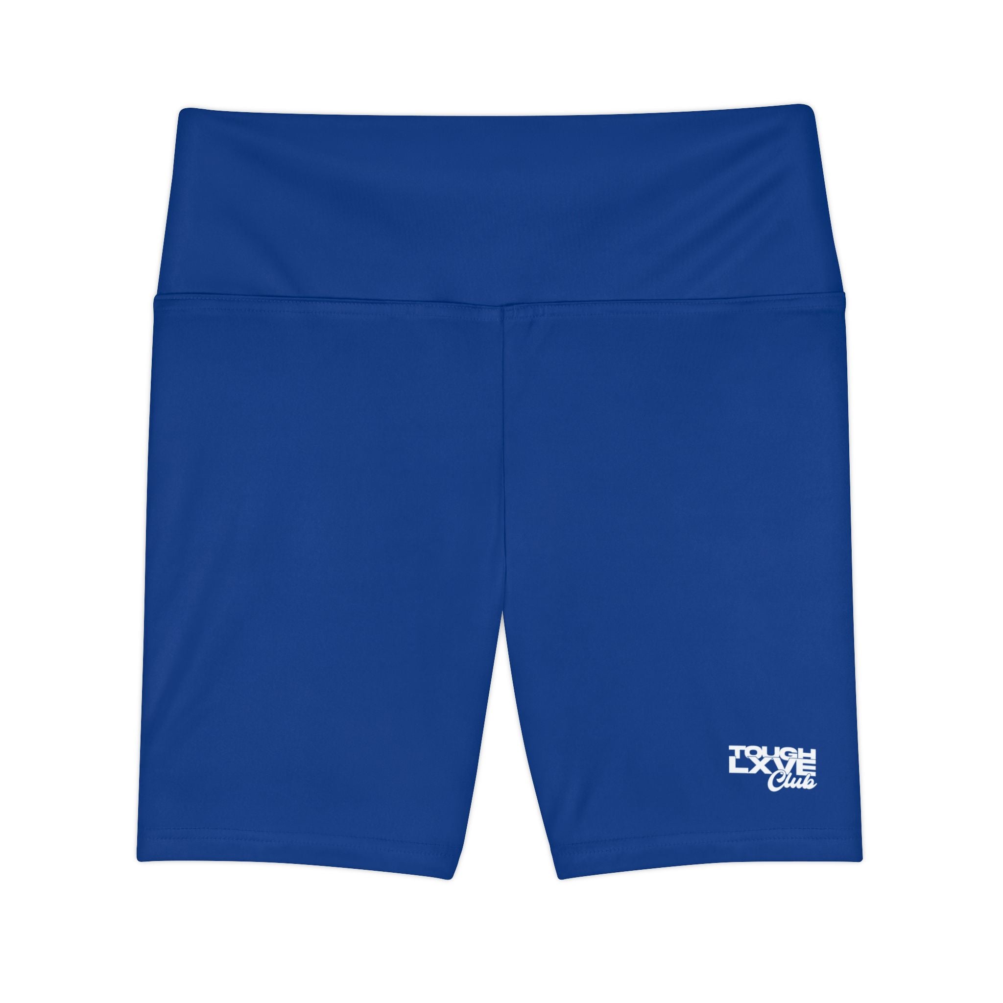 Women's Dark Blue Tough Lxve Club Athletic Biker Shorts
