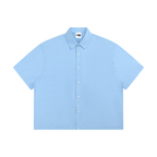 Unisex Boxy Blue Short Sleeve Shirt