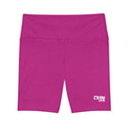 Women's Pink Tough Lxve Club Athletic Biker Shorts