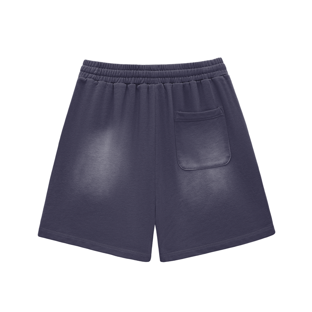 Hype Studio Tough Lxve Club - Sun Fade Raw Edge Cotton Shorts