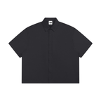 Unisex Boxy Black Short Sleeve Shirt