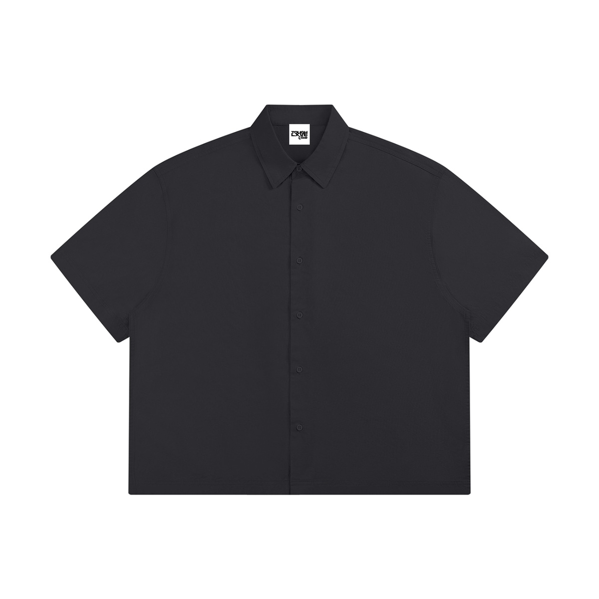 Unisex Boxy Black Short Sleeve Shirt