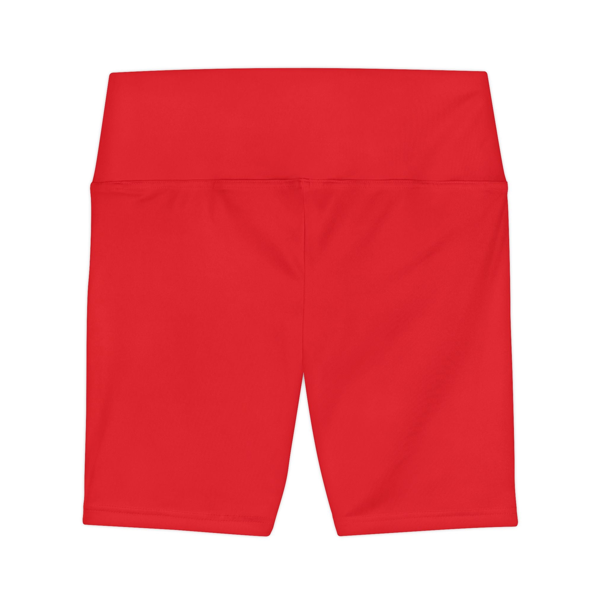 Women's Red Tough Lxve Club Athletic Biker Shorts
