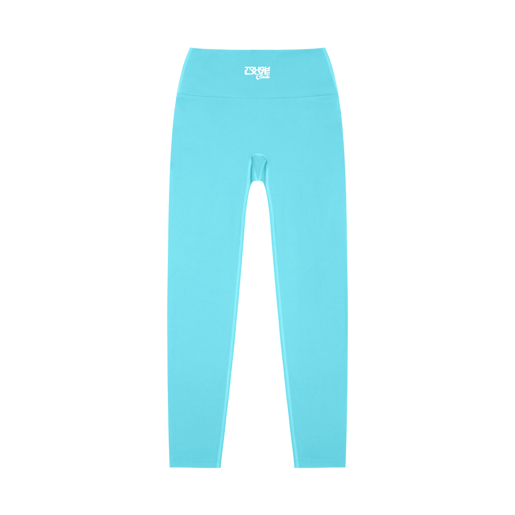Women's Tough Lxve Club Lake Blue High-Waisted Yoga Leggings