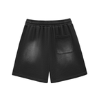 Hype Studio Tough Lxve Club - Sun Fade Raw Edge Cotton Shorts