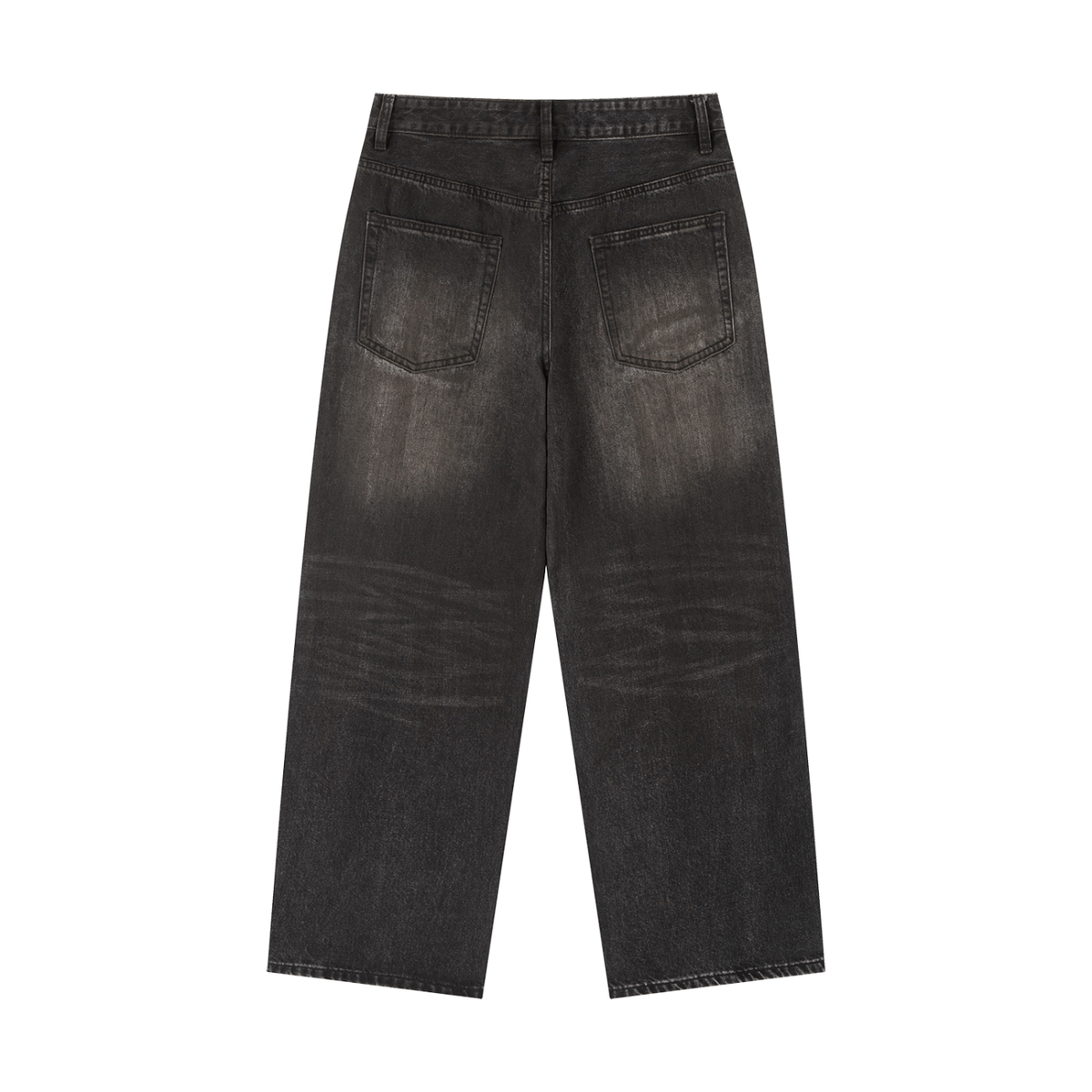 Unisex Vintage Wash Heavyweight Denim Jeans