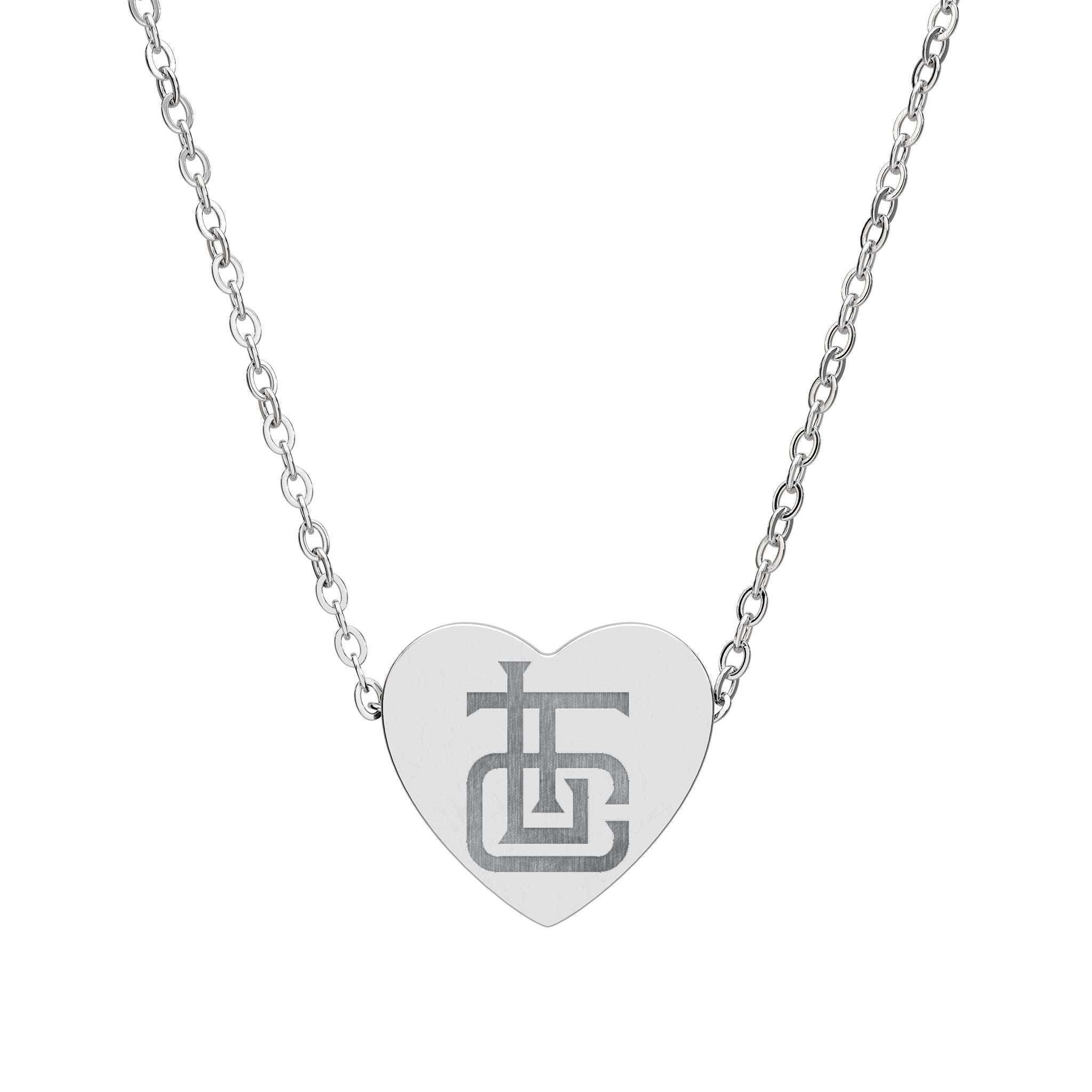 Tough Lxve Club "TLC" (Engraving) Heart Necklace