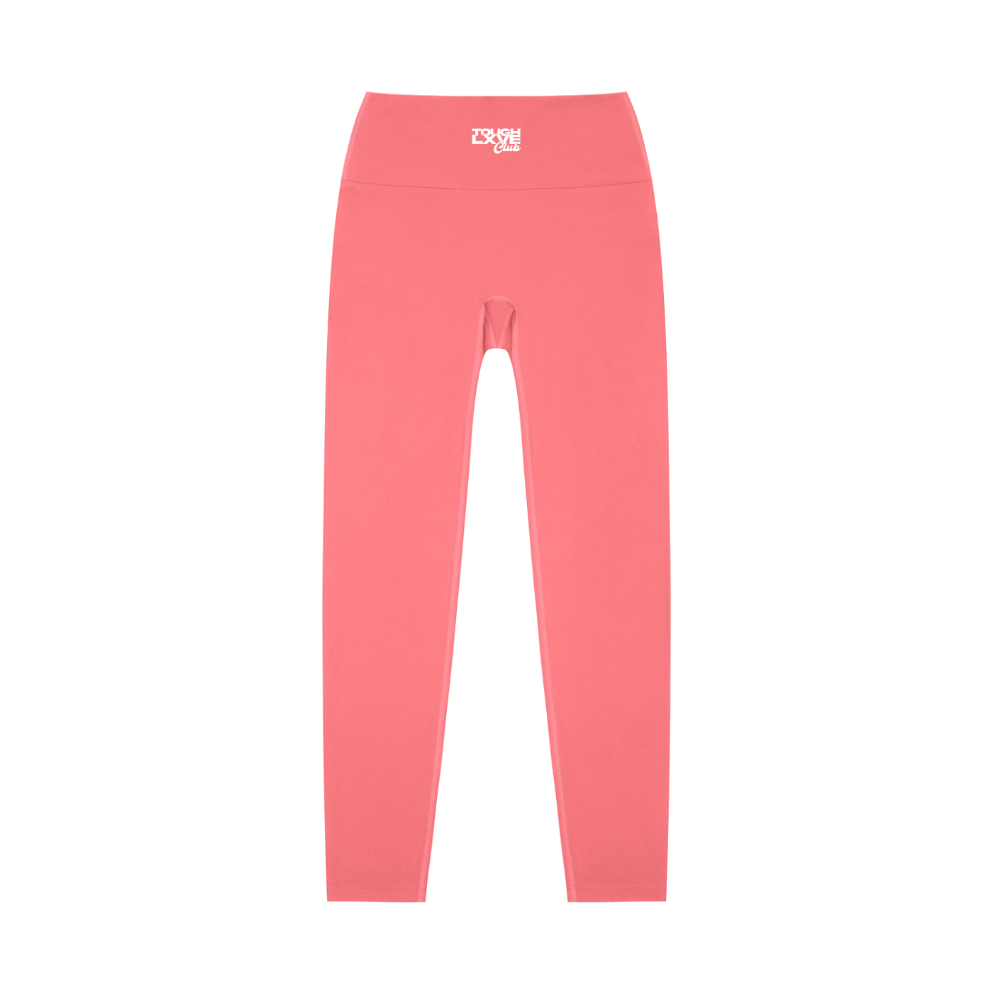 Women's Tough Lxve Club Rose Pink High-Waisted Yoga Leggings