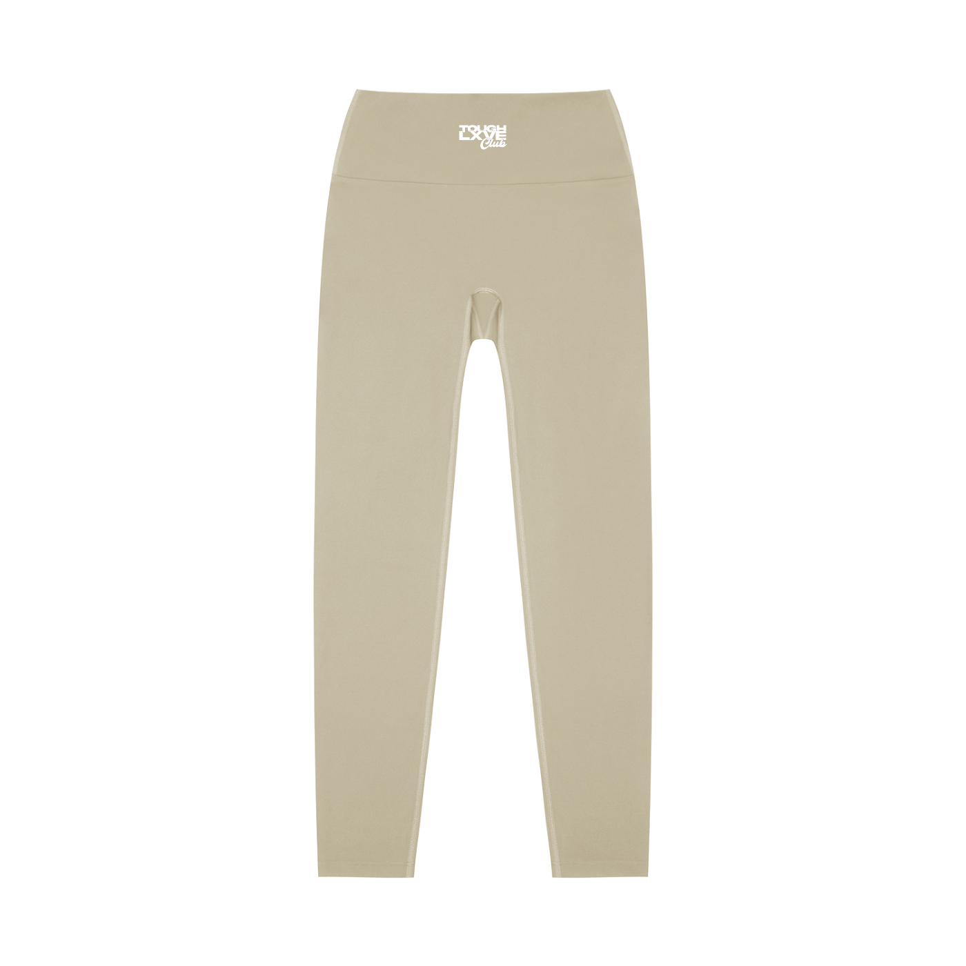 Women's Tough Lxve Club Light Grey High-Waisted Yoga Leggings