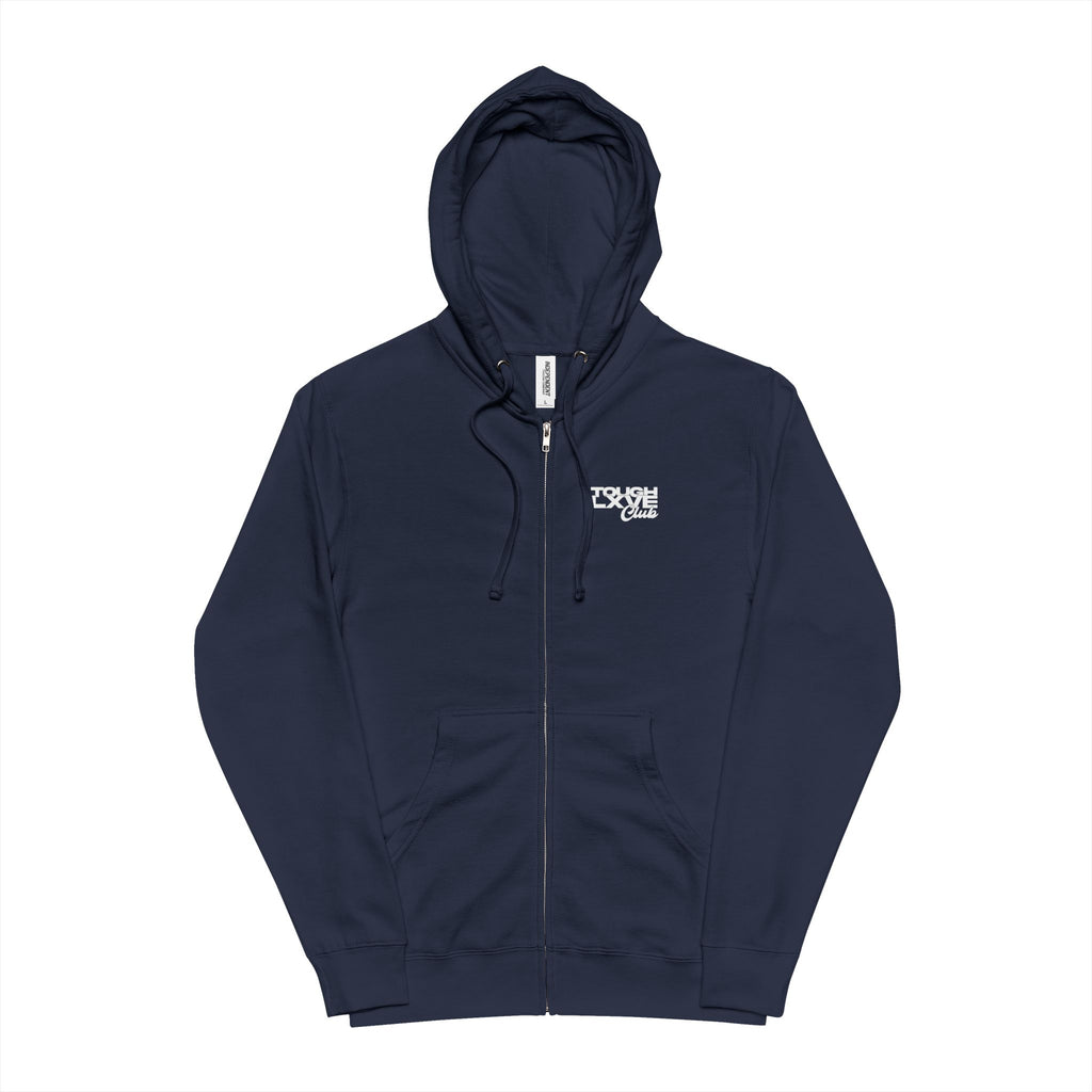 Tough Lxve Club Unisex Zip-Up Casual Fleece Zip Hoodie