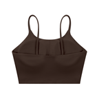 Women's Tough Lxve Club Coffee Spaghetti Strap Yoga Sports Bra