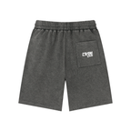 "HYPE" Unisex Mineral Wash Waffle Knit Shorts