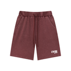 Tough Lxve Club Unisex Mineral Wash Waffle Knit Shorts